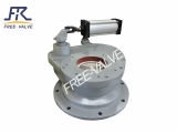 Anti wear ceramic rotary gate valve 